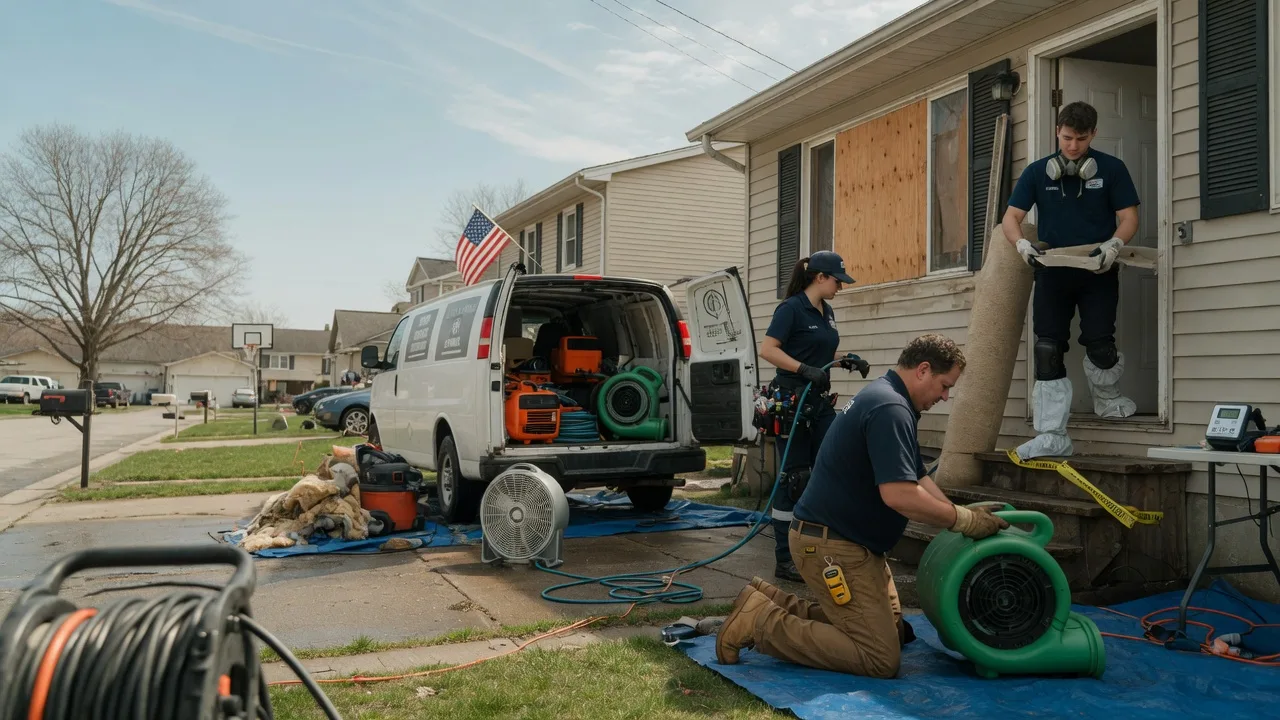 Water Damage Restoration in Everetts, NC near me